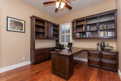 Built-In Desk & Bookcase