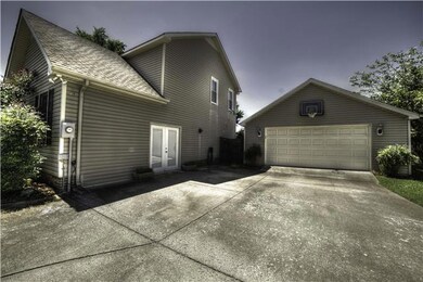 This home has a nice 24x24 detached garage. Double wide concrete to park many cars in the driveway