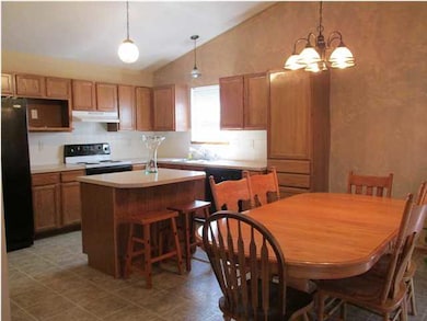 Kitchen with island