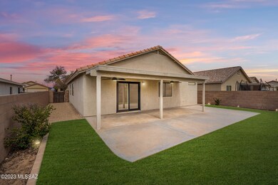 Extended back patio