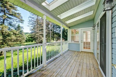 Side porch off the dining room