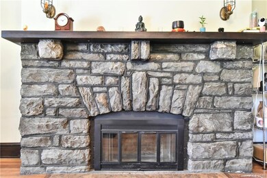 Original Stone Fireplace