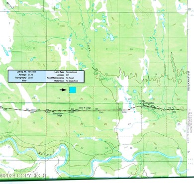 Map of land area