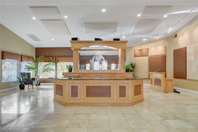 Reception area in Clubhouse