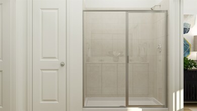 Full bathroom featuring a stall shower