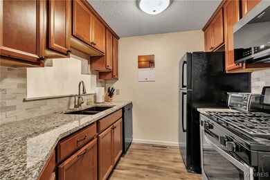 Kitchen is super-efficient - lots of cabinet stora
