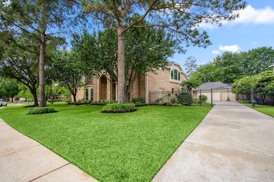 The property offers a private gated driveway that