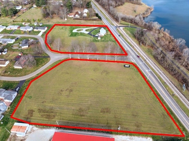 Aerial of Both Parcels from South
