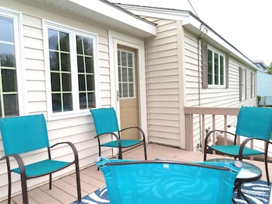 Rear deck off of sunroom