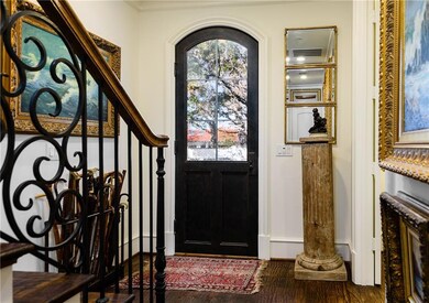 First floor entry from the front door or the attac