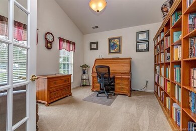 Office/Formal Living Room Area with Vaulted Ceilin