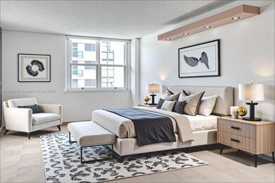 This picture is Stagedof the Master Bedroom