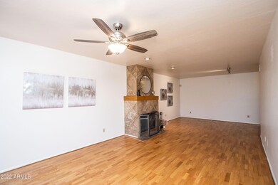 Living room & fireplace