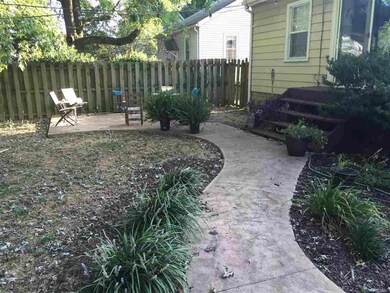 Updated concrete walkways in 2014