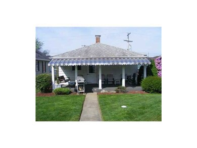 Exterior Back. The back yard is perfect for pets,