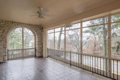 Lovely screened porch for summer parties