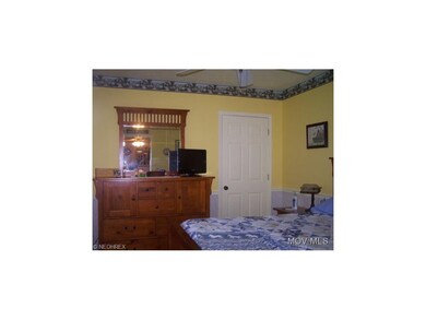 Section of master bedroom
