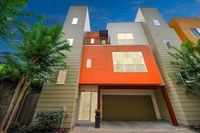 Step into this stunning end-unit townhome perfectly situated in the vibrant heart of Montrose—where comfort meets city charm