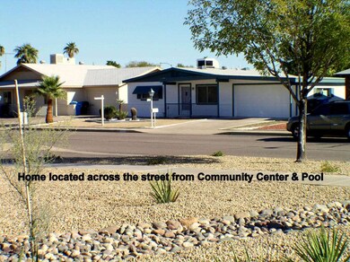 Across the street from Community Center
