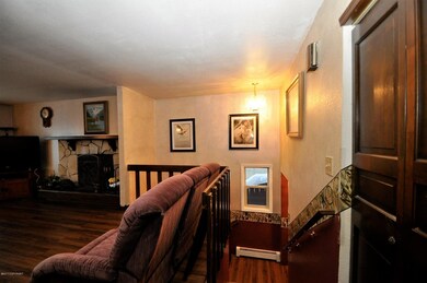 Solid wood doors, open landing