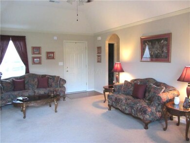 Pleasing neutral paint and upgraded carpet. Note a