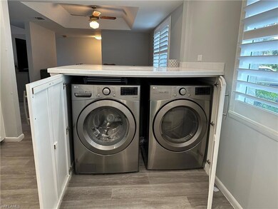 laundry in kitchen