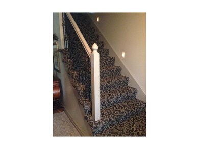 Staircase refinished with top of the line carpet a