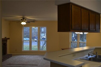 Breakfast bar and ample natural lighting.