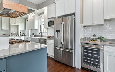 Plenty of room to work in this kitchen while enjoy