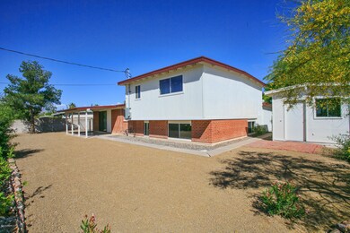 Back view of home