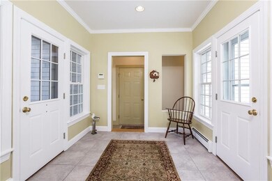 Entry into mudroom