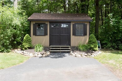 16'x12' shed has electricity and is currently just