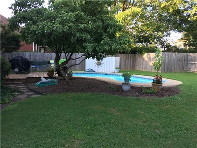 Pool View of Back Yard