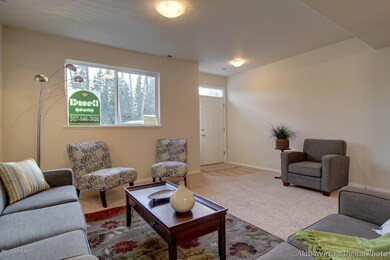 living area looking towards entry