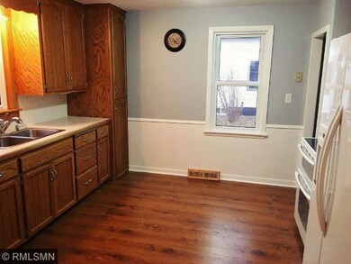 Hardwood floors in the kitchen
