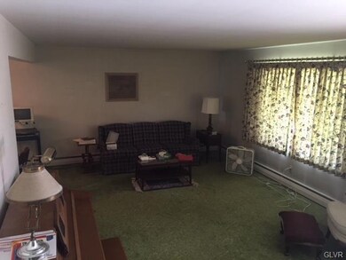Living Room, hardwood under carpet