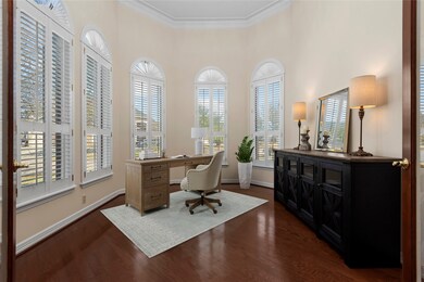 STUDY WITH DOUBLE FRENCH DOORS