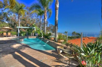 Pool and spa with ocean views