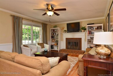 Family Room w/Hardwood Floor & Fireplace