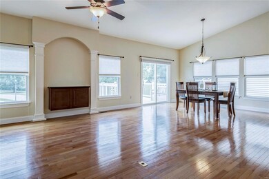 Lots of Natural light and view of wooded common gr