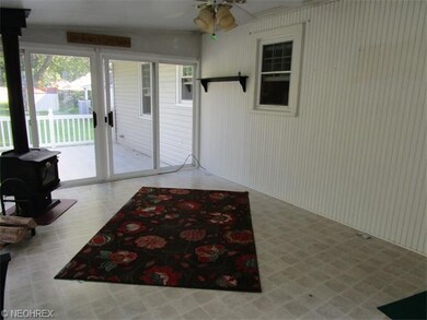 Patio enclosure with deck and place for your grill
