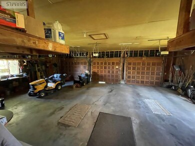 Inside garage