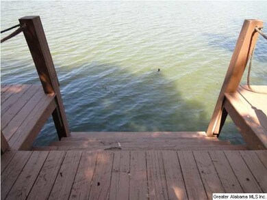 Steps to water.