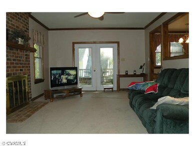 Den/Family/Great Room - Brick wood burning firepla