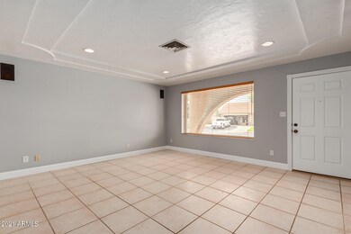 living room with picture window