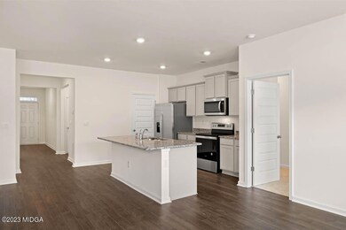 side view of kitchen