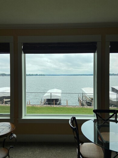 view through the living room window