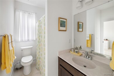 Bathroom connecting to bedroom 2 and 3