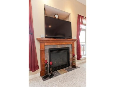 Fireplace.