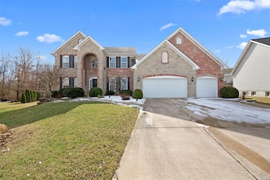 Brick and stone elevation offers elegance and char